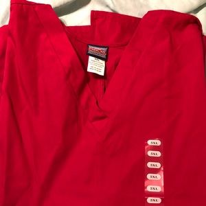 5XL Scrub Top